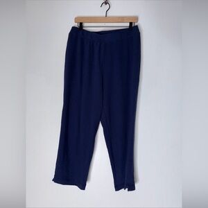 habitat clothing Navy Blue Pull On Crop Pants‎ Size Medium
